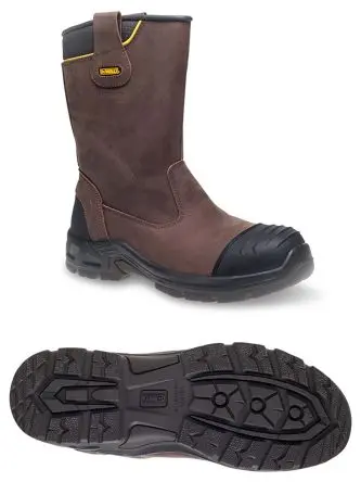 Produktfoto 1 von DeWALT Millington, Herren, Sicherheitsstiefel Schwarz mit Videosignal-Schutzkappe, Größe 41 7