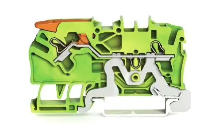 Produktfoto 1 von WAGO Schutzleiterklemme 1 Gelb, Grün, 2.5mm² Zugfederklemme IECEx/ATEX