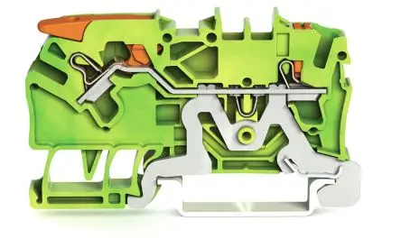 WAGO Schutzleiterklemme 1 Grün, Gelb, 2.5mm² Zugfederklemme IECEx/ATEX