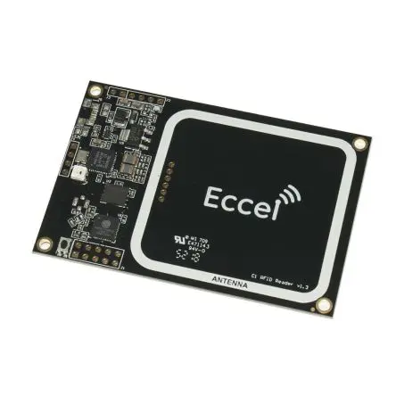 Produktfoto 1 von Eccel Technology Ltd RFID-Lesegerät Leser HF-Modul 2.4 GHz bis 921600 bps 5.5 V, Panel