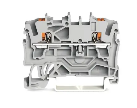 Produktfoto 1 von WAGO Anschlussklemmenblock für Durchkontaktierung 1 Grau, 2.5mm², 800V Zugfederklemme IECEx/ATEX