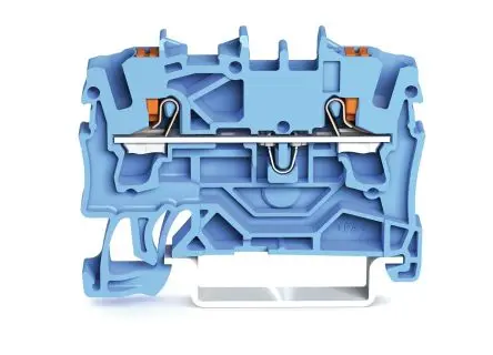 Produktfoto 1 von WAGO TOPJOB S, 2202 Reihenklemme Einfach Blau, 2.5mm², 800 V / 24A, Steckanschluss