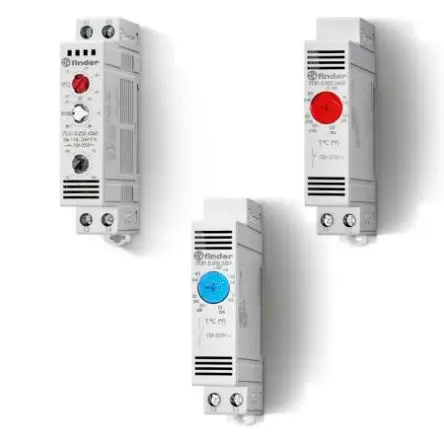 Produktfoto 1 von Finder 7T Schaltschrank-Thermostat 20 A / 250V Öffner, 80 °C, -20 °C 110V ac/dc, 240 V ac/dc