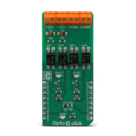 Produktfoto 1 von MikroElektronika TLP241A Entwicklungsboard, Opto 3 Klick