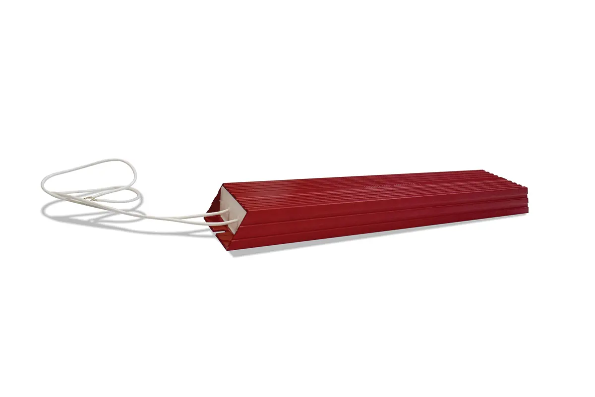 Produktfoto 1 von RS PRO Wickel Lastwiderstand 100Ω ±5% / 600W, Alu Gehäuse Drahtanschluss, -25°C → +250°C