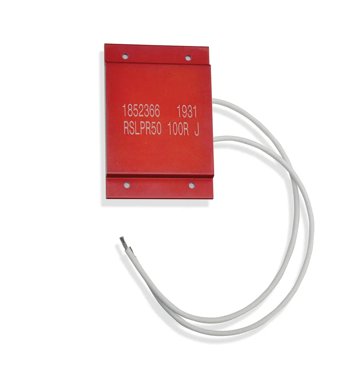 Produktfoto 1 von RS PRO Wickel Lastwiderstand 4Ω ±5% / 50W, Alu Gehäuse Drahtanschluss, -25°C → +250°C