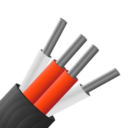 Produktfoto 1 von RS PRO Geschirmt 7 5 m Polytetrafluorethylen-isoliert Widerstandsthermometer-Detektorkabel für Thermoelement Typ