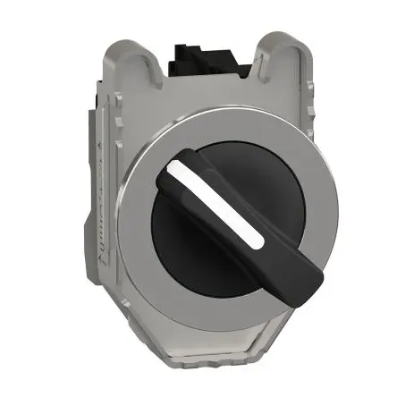 Produktfoto 1 von Schneider Electric Harmony XB4 Wahlschalter 2-Stufen 30 mm IP67, IP69, SPST Wurfwinkel 90 °