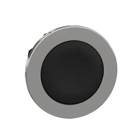 Produktfoto 1 von Schneider Electric ZB4 Drucktastenkopf Ø 30 mm, Schwarz Tastend Rund Rund Metall, IP66