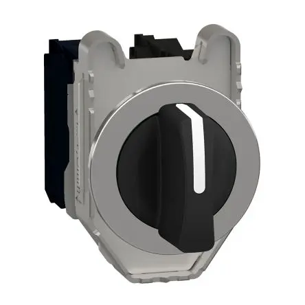 Schneider Electric Harmony XB4 Wahlschalter 3-Stufen Federrückstellung 30 mm IP69, IP67, DPST Wurfwinkel 45 °