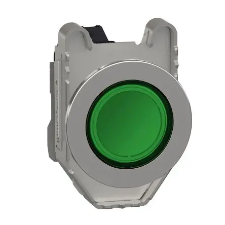 Schneider Electric Anzeigelampe Harmony XB4 264V ac Grün, Ausschnitt-Ø 30 mm LED Bündige Montage Rund IP69, IP66, IP67