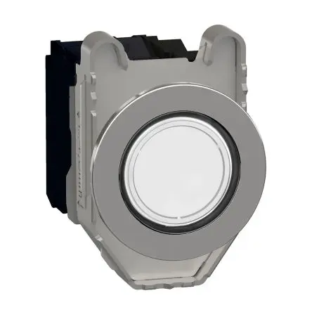 Produktfoto 1 von Schneider Electric Harmony XB4 Druckschalter Weiß Beleuchtet Federrückstellung Panel Ø 30 mm, 1-poliger Umschalter / 10A