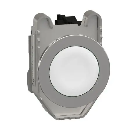 Schneider Electric Harmony XB4 Druckschalter Weiß Federrückstellung Panel Ø 30 mm, SPST / 3A 600 V dc 240 V ac, IP66,