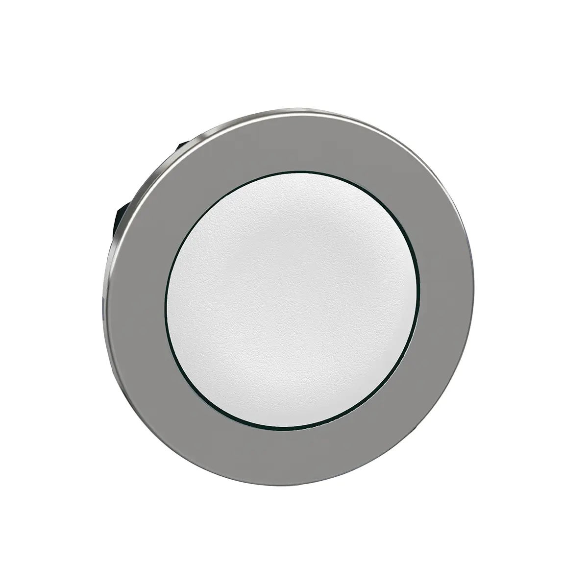 Produktfoto 1 von Schneider Electric Harmony XB4 Drucktastenkopf Ø 30 mm, Weiß Tastend Rund Rund Metall, IP66