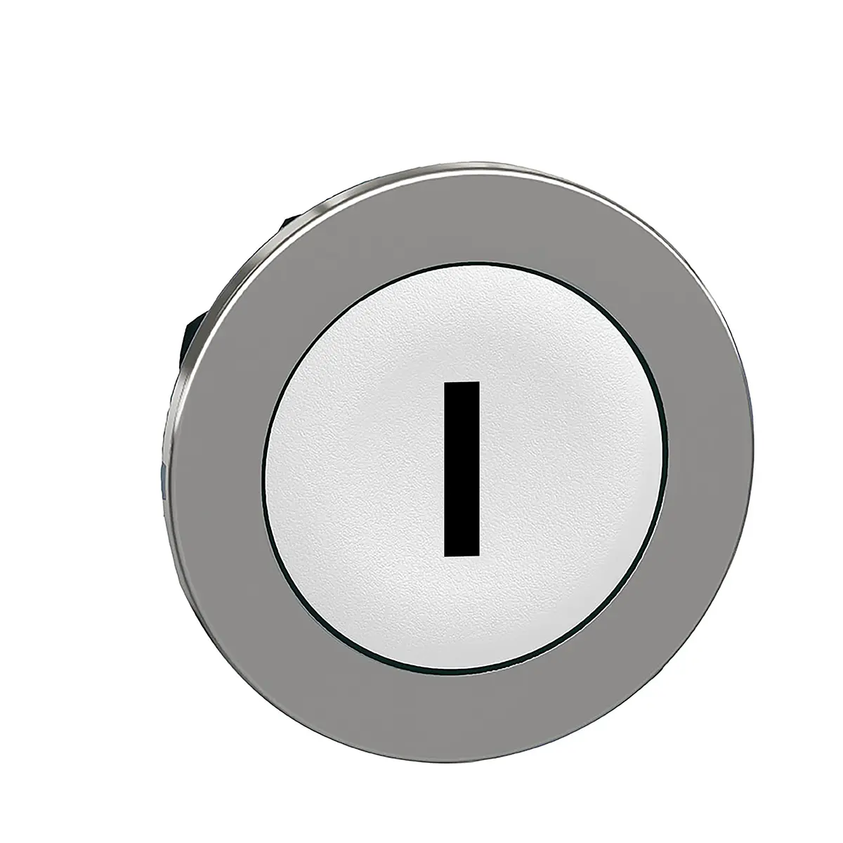 Produktfoto 1 von Schneider Electric Harmony XB4 Drucktastenkopf Ø 30 mm, Weiß Tastend Rund Rund Metall, IP66
