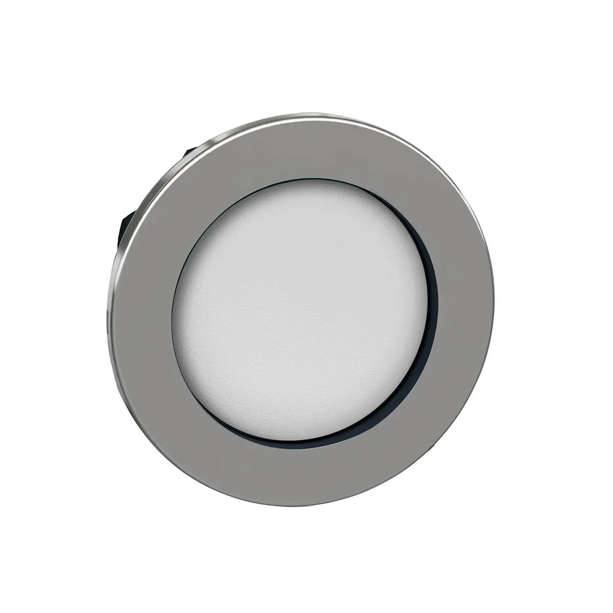 Produktfoto 1 von Schneider Electric Harmony XB4 Drucktastenkopf Ø 30 mm, Weiß Tastend Rund Rund Metall, IP66