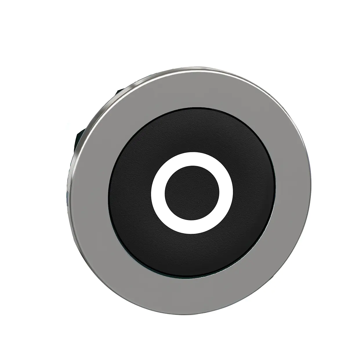 Produktfoto 1 von Schneider Electric Harmony XB4 Drucktastenkopf Ø 30 mm, Schwarz Tastend Rund Rund Metall, IP66