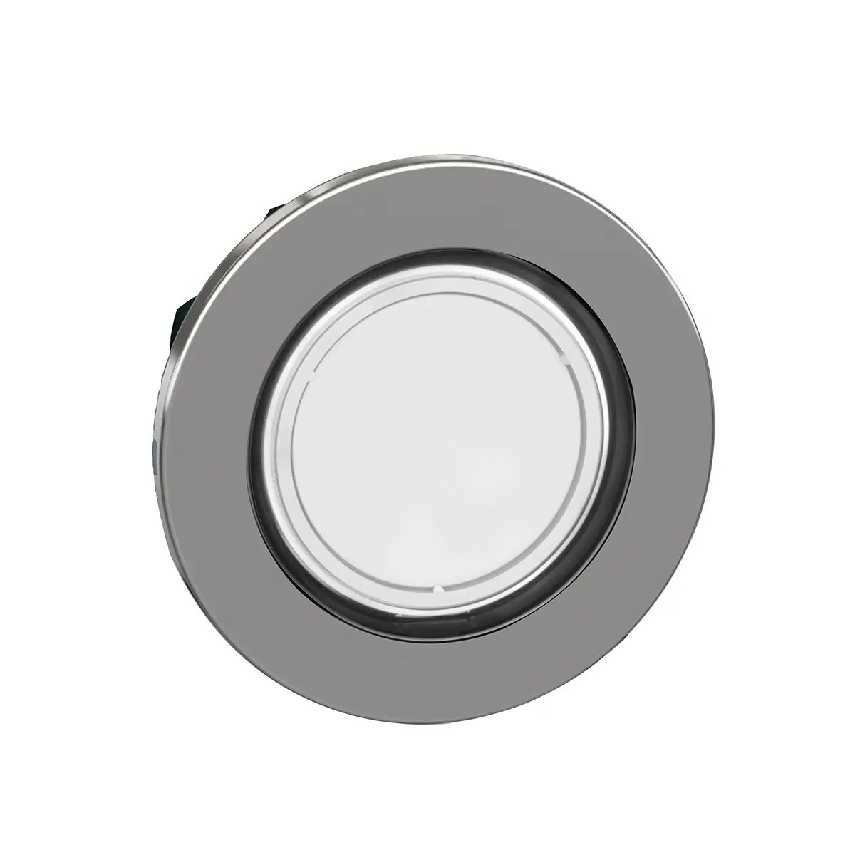 Produktfoto 1 von Schneider Electric Harmony XB4 Drucktastenkopf Ø 30 mm, Weiß wartungsfrei Rund Rund Metall, IP66