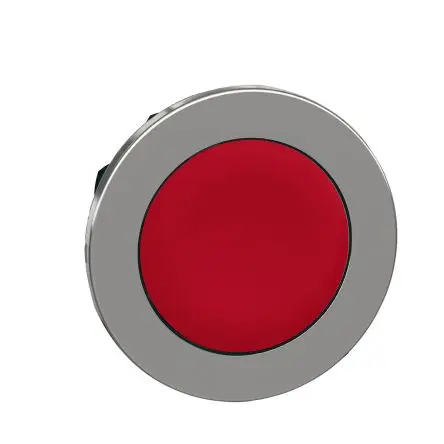 Produktfoto 1 von Schneider Electric Harmony XB4 Drucktastenkopf Ø 30 mm, Rot wartungsfrei Rund Rund Metall, IP66