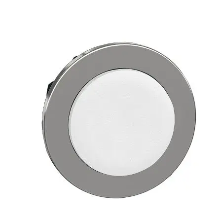 Produktfoto 1 von Schneider Electric Harmony XB4 Drucktastenkopf Ø 30 mm, Weiß wartungsfrei Rund Rund Metall, IP66