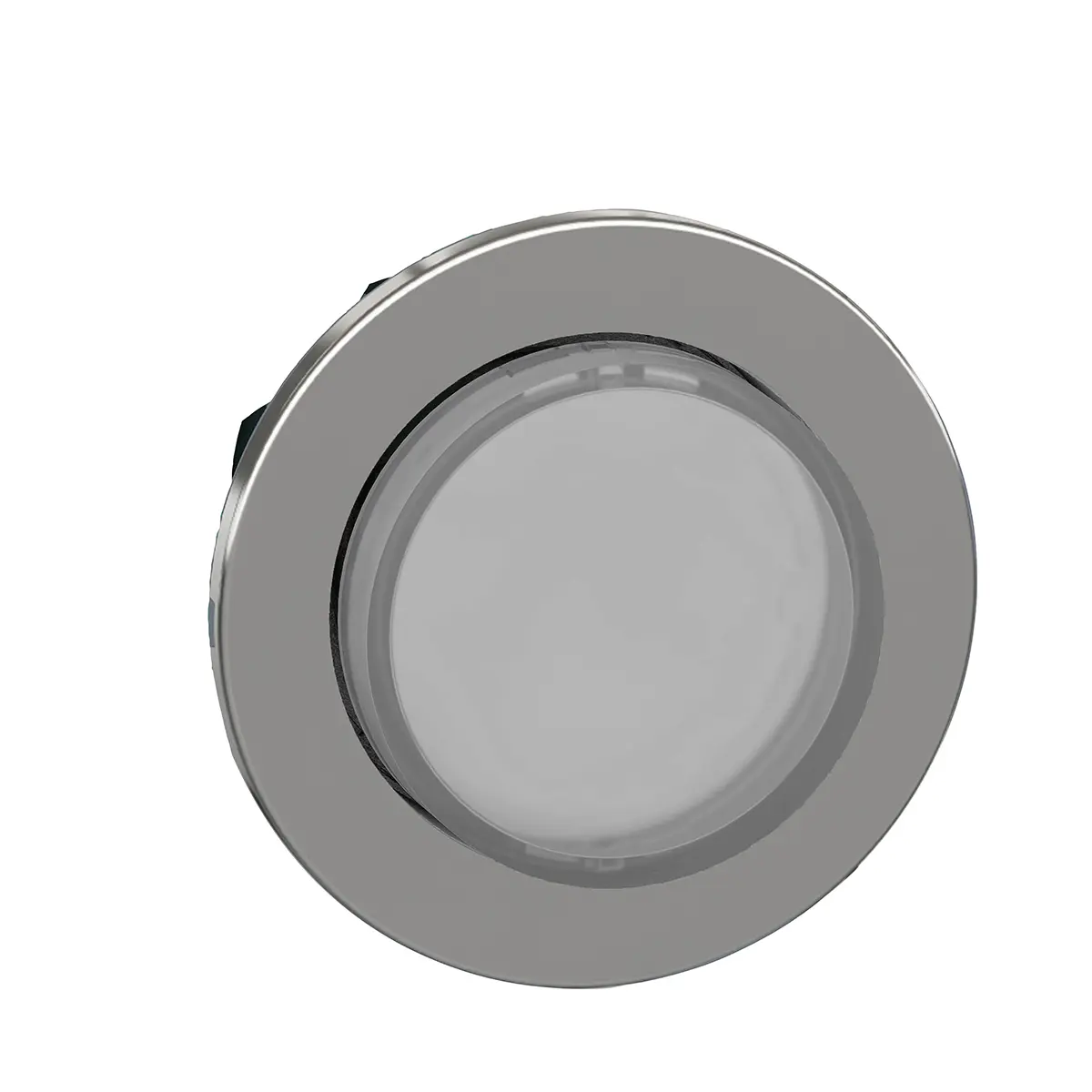 Produktfoto 1 von Schneider Electric Harmony XB4 Drucktastenkopf Ø 30 mm, Weiß wartungsfrei Rund Rund Metall, IP66