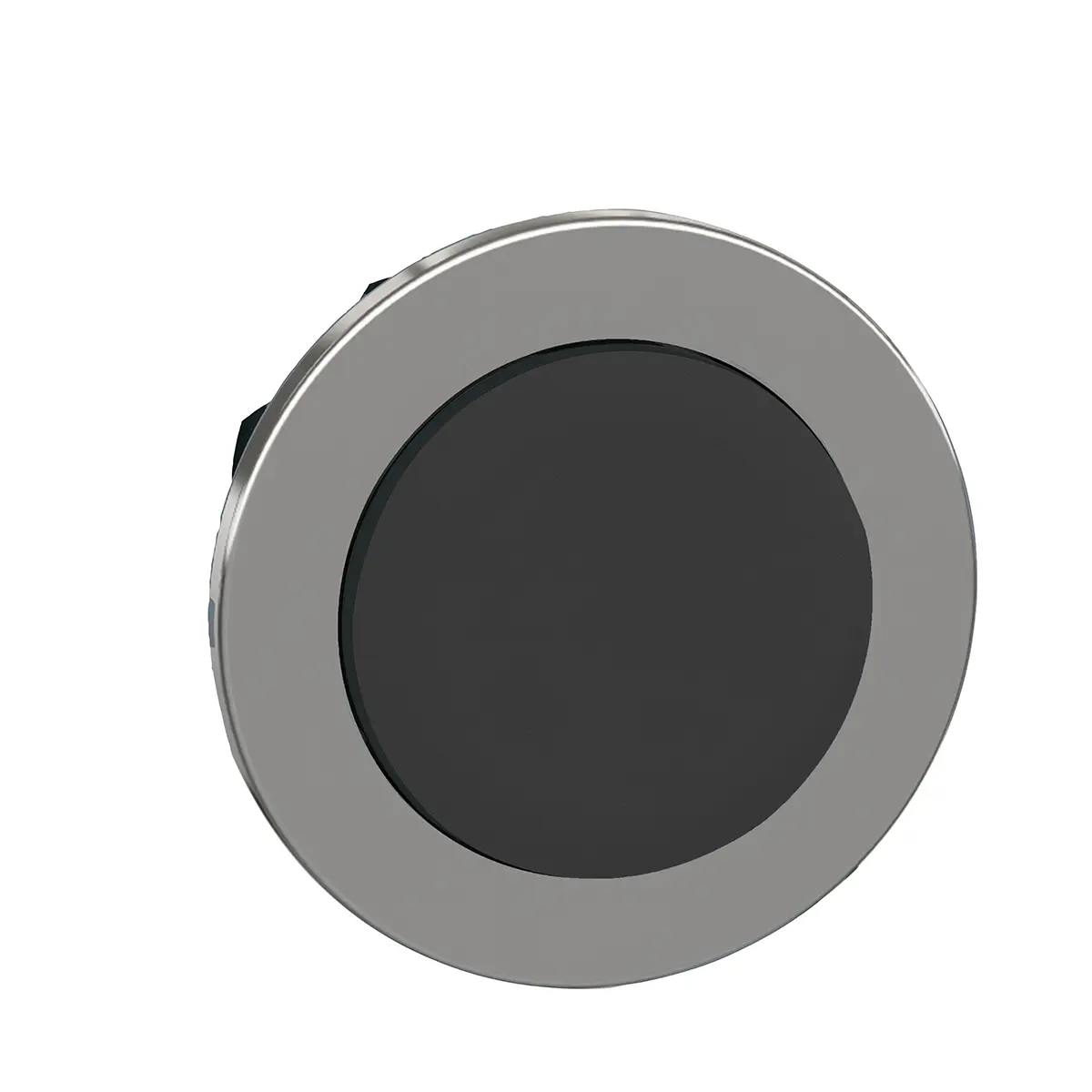 Produktfoto 1 von Schneider Electric Harmony XB4 Drucktastenkopf Ø 30 mm, Schwarz wartungsfrei Rund Rund Metall, IP66