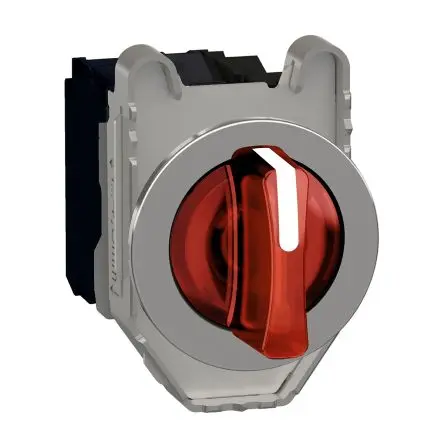 Produktfoto 1 von Schneider Electric Harmony XB4 Wahlschalter 3-Stufen 30 mm Beleuchtet IP69, IP67, 1-poliger Umschalter Wurfwinkel 45 °