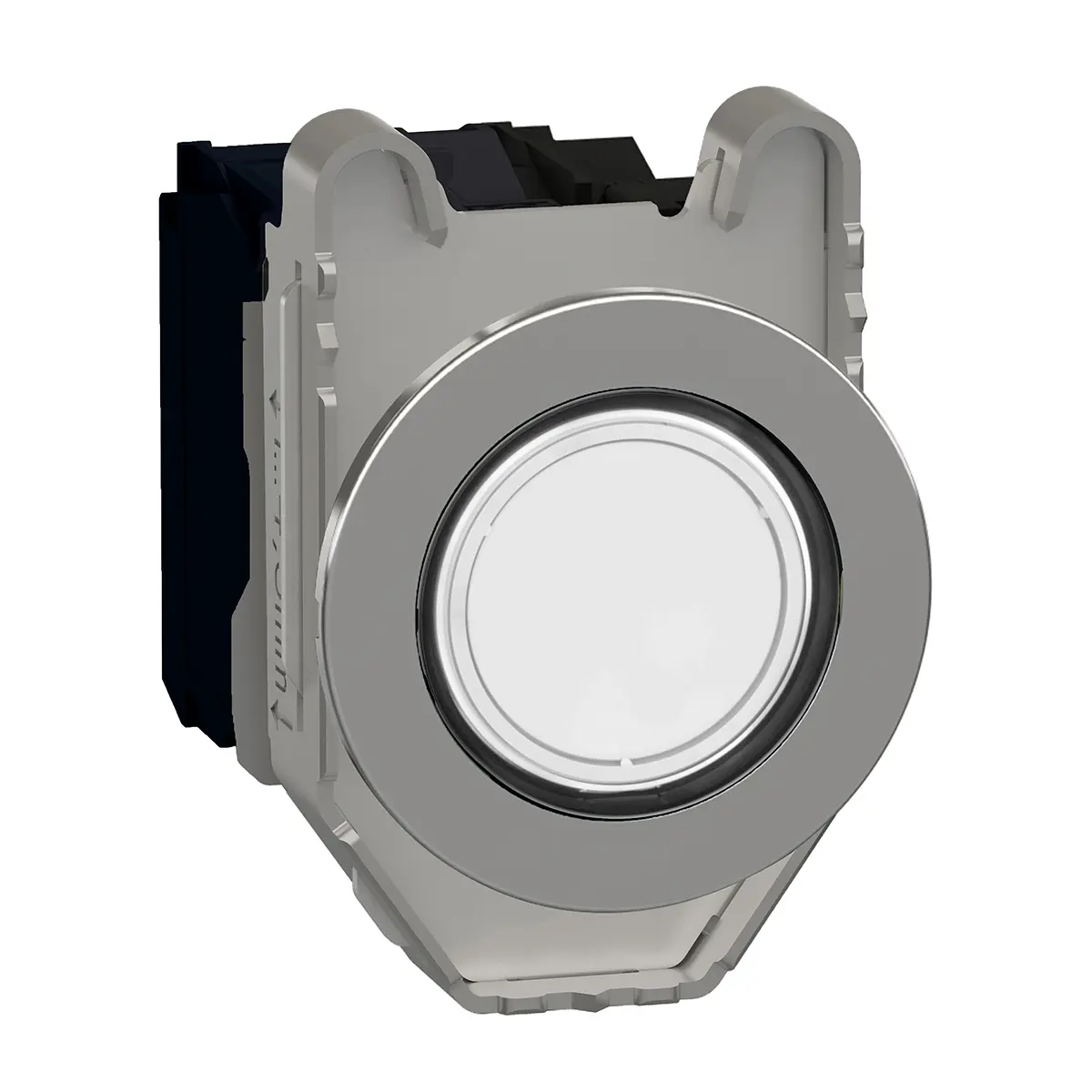Produktfoto 1 von Schneider Electric XB4 Druckschalter Weiß Beleuchtet Federrückstellung Panel Ø 30 mm, 1-poliger Umschalter / 10 A 120 V