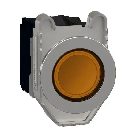 Produktfoto 1 von Schneider Electric XB4 Drucktaster beleuchtet Tafelmontage, 1-poliger Umschalter
