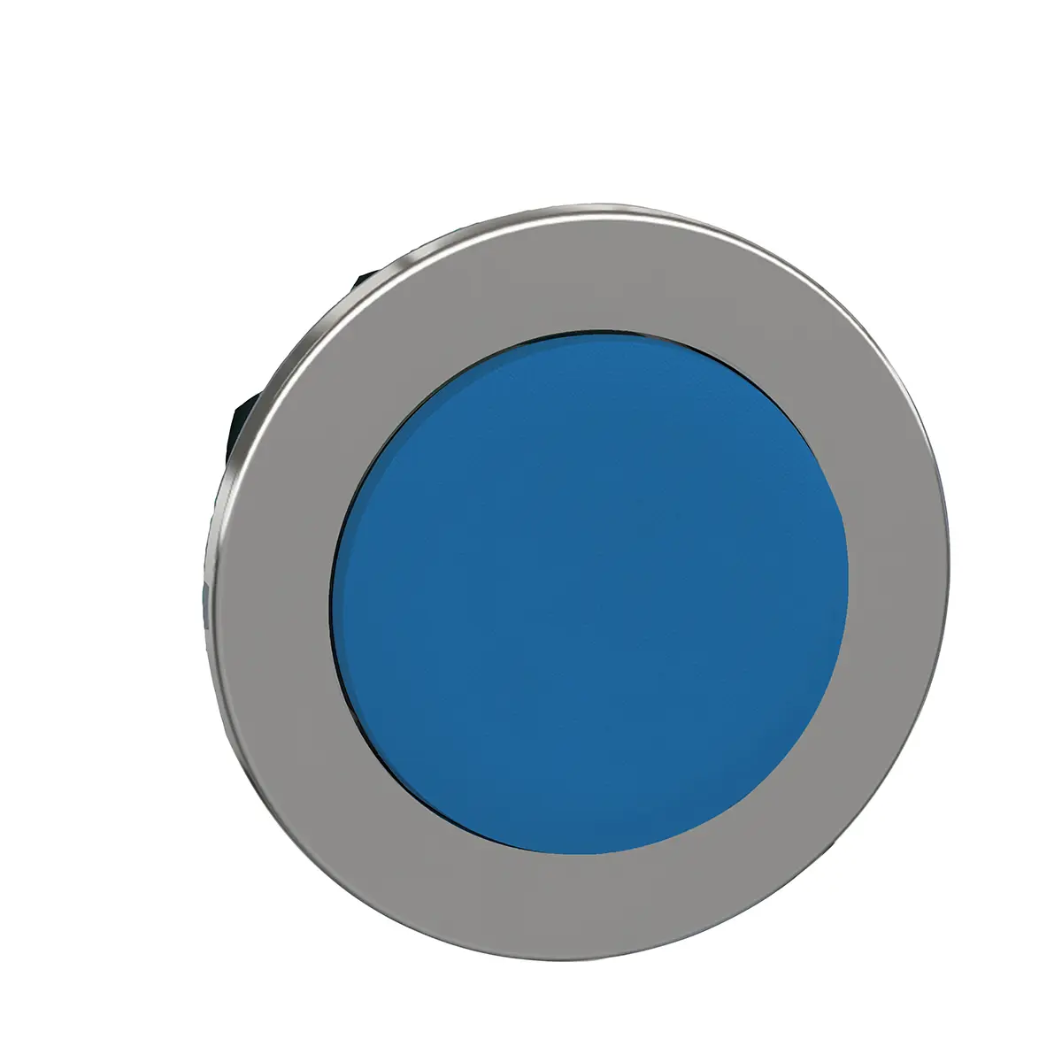 Produktfoto 1 von Schneider Electric Harmony XB4 Drucktastenkopf Ø 30 mm, Blau Tastend Rund Rund Metall, IP66