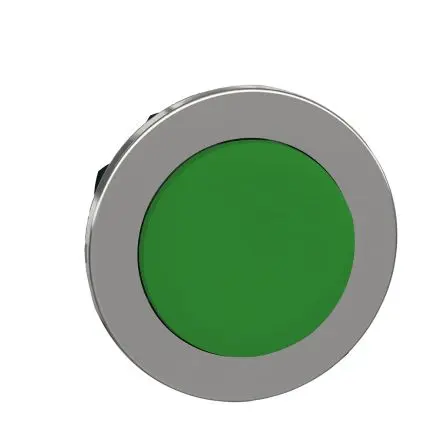 Produktfoto 1 von Schneider Electric Harmony XB4 Drucktastenkopf Ø 30 mm, Grün wartungsfrei Rund Rund Metall, IP66