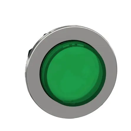 Produktfoto 1 von Schneider Electric Harmony XB4 Drucktastenkopf Ø 30 mm, Grün wartungsfrei Rund Rund Metall, IP66