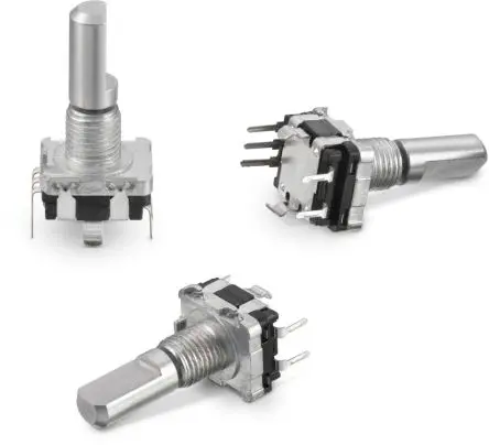 Produktfoto 1 von Wurth Elektronik Drehgeber 20 Impulse/Umdrehung Impulse/U Inkrementalgeber, mit 6 mm, Flachschaft, Quadratur-Code,