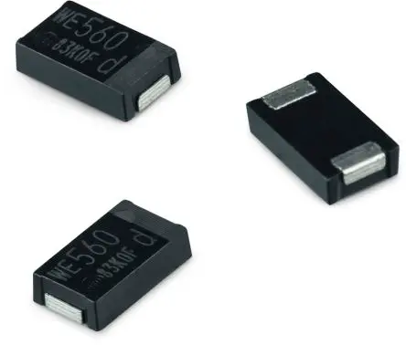 Würth Elektronik WCAP-PHGP, Oberfläche Polymerkondensator 330 μF ±20 % / 2.5V dc, -55 °C → 105 °C