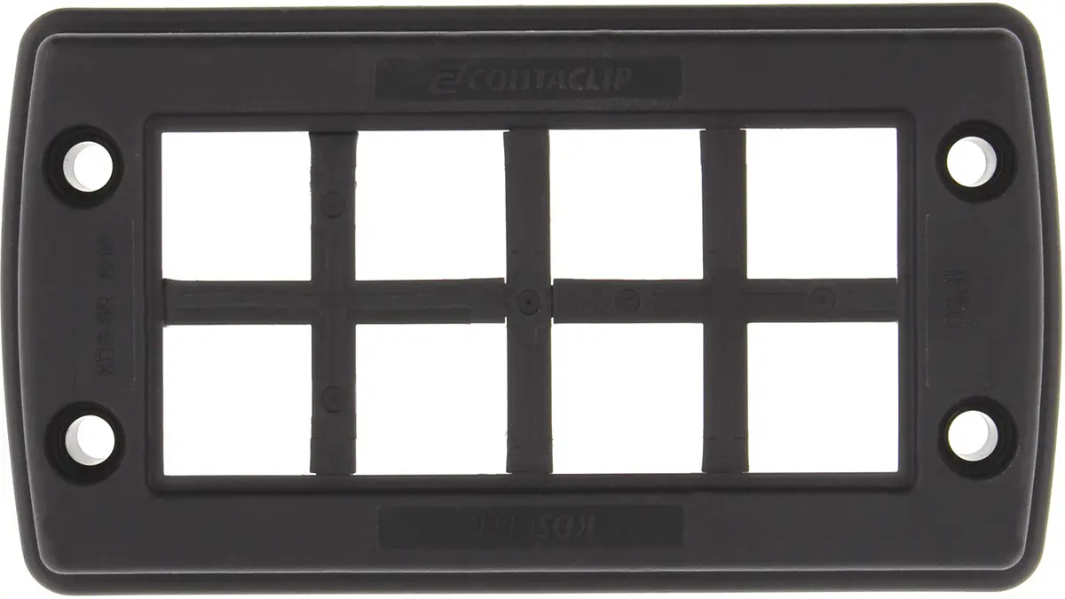 Produktfoto 1 von RS PRO Black RAL 9005 4 Kabelverschraubungssatz