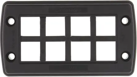 Produktfoto 1 von RS PRO Black RAL 9005 4 Kabelverschraubungssatz