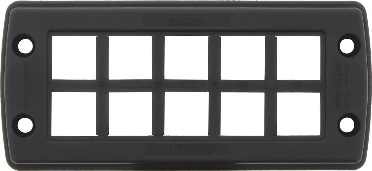 Produktfoto 1 von RS PRO Black RAL 9005 5 Kabelverschraubungssatz