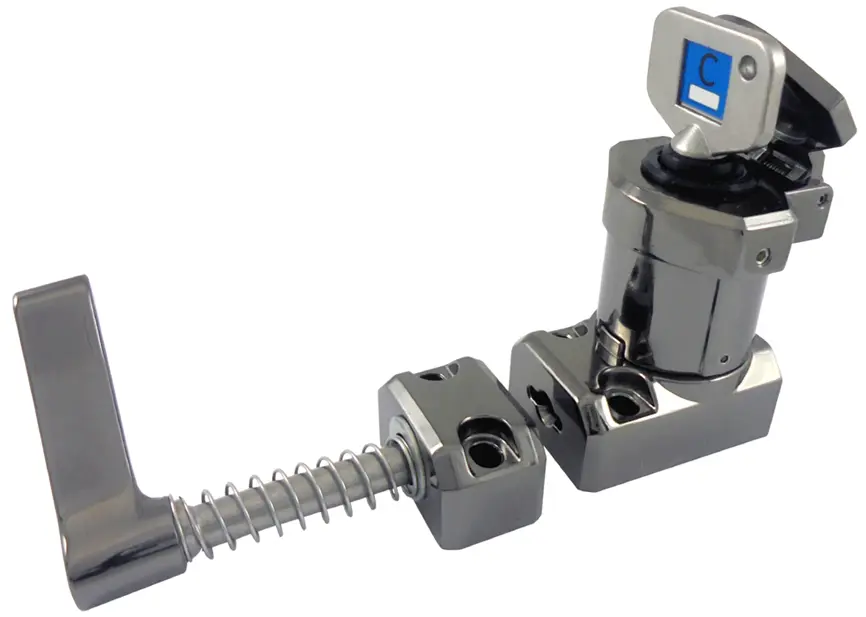 Produktfoto 1 von IDEM Nein M-HS Sicherheits-Verriegelungsschalter Griff Verriegelung Betätiger inklusive Metall