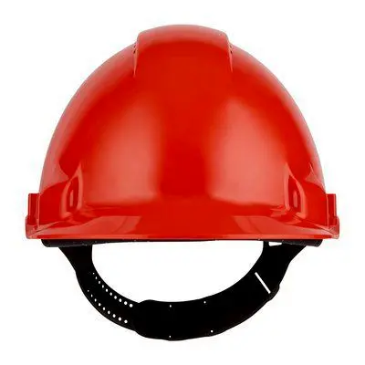 Produktfoto 1 von 3M G3000 Sicherheitshelm Belüftet Verstellbar ABS Rot
