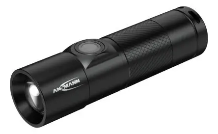 Produktfoto 1 von Ansmann Wiederaufladbar Taschenlampe LED Schwarz, 300 lm / Future T-Series, 98.5 mm