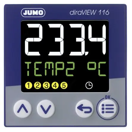 Produktfoto 1 von Jumo diraVIEW Digitale Anzeige Panel 1/ Analog Eingang 30V