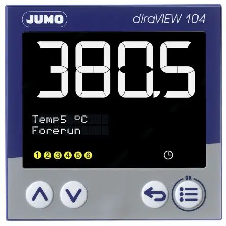 Produktfoto 1 von Jumo diraVIEW Digitale Anzeige DIN-Hutschiene, Panel 1 Relais Ausgang 240V