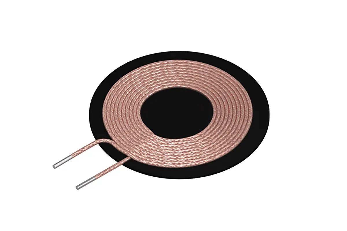Produktfoto 1 von TDK WT505090-10F2-LP-G1 Drahtlose Ladespule 6.3 μH Übertrager 60 mΩ Ø 51.4 mm
