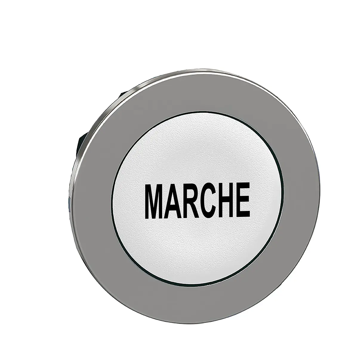Produktfoto 1 von Schneider Electric Harmony XB4 Drucktastenkopf Ø 30 mm, Weiß Tastend Rund Rund Metall, IP66