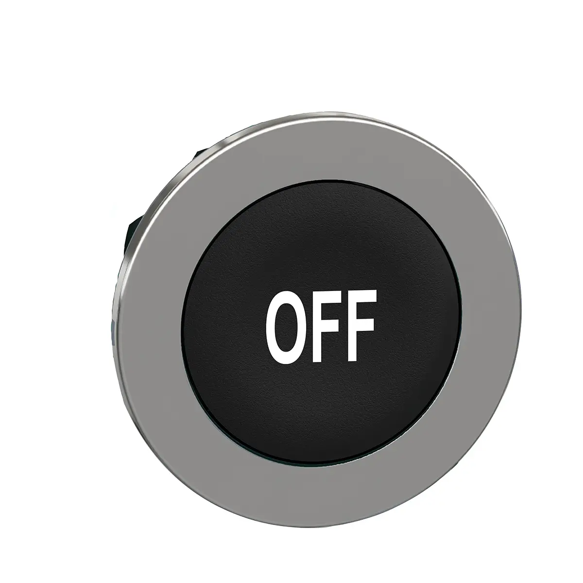 Produktfoto 1 von Schneider Electric Harmony XB4 Drucktastenkopf Ø 30 mm, Schwarz Tastend Rund Rund Metall, IP66