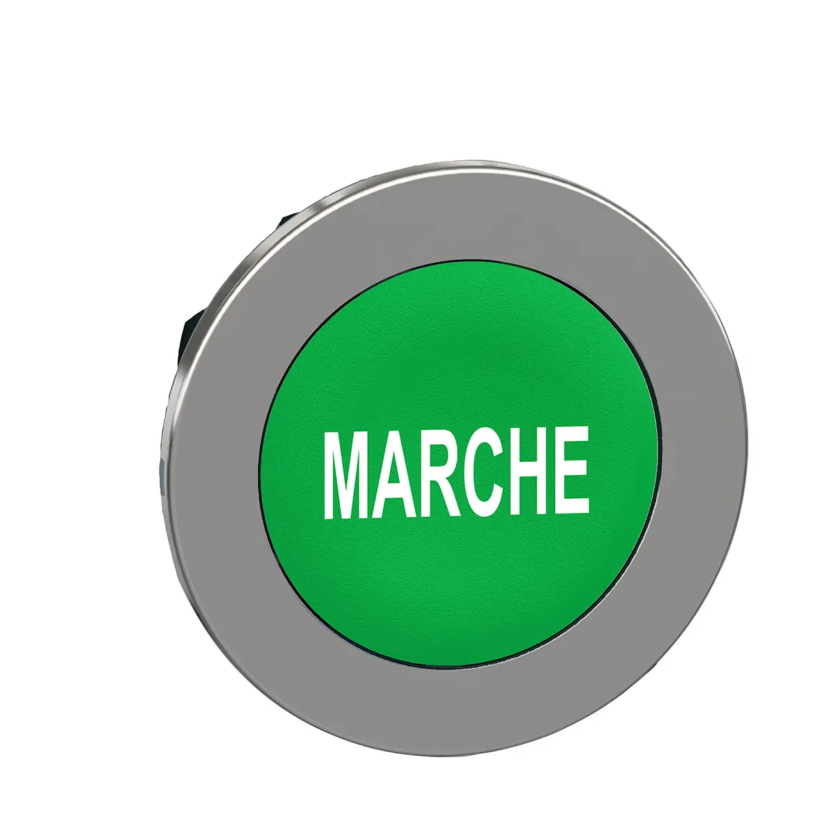 Schneider Electric Harmony XB4 Drucktastenkopf Ø 30 mm, Grün Tastend Rund Rund Metall, IP66