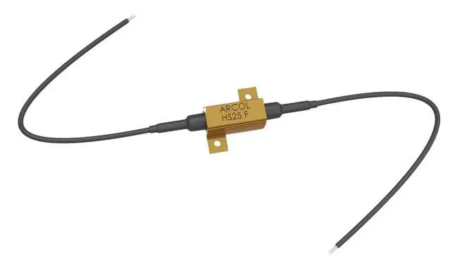 Produktfoto 1 von Arcol HS100F Aluminium Lastwiderstand 33Ω ±1% / 100W, Alu Gehäuse Drahtanschluss → +200°C