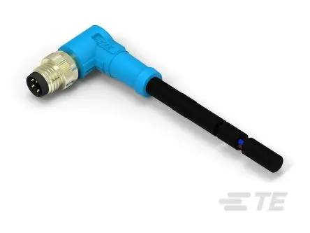 Produktfoto 1 von TE Connectivity T406, 4-polig Sensor-Betätigungselementkabel, M8, Rechtwinklig Stecker 4 / Freies Ende Nicht