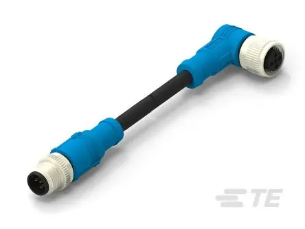 Produktfoto 1 von TE Connectivity T416, 5-polig Sensor-Betätigungselementkabel, Rechtwinklig Stecker/Buchse 5 / Gerade, Länge 500 mm
