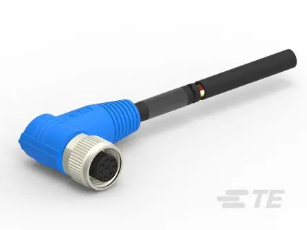Produktfoto 1 von TE Connectivity T416, 8-polig Sensor-Betätigungselementkabel, Rechtwinklig Buchse 8 / Nicht abgeschlossen, Länge 1 m